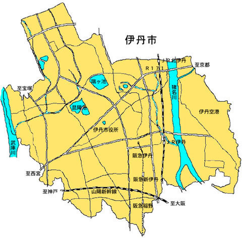 伊丹市地図